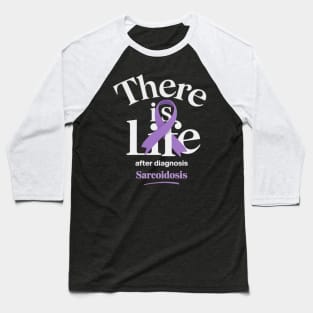 Sarcoidosis Awareness Purple Ribbon Baseball T-Shirt